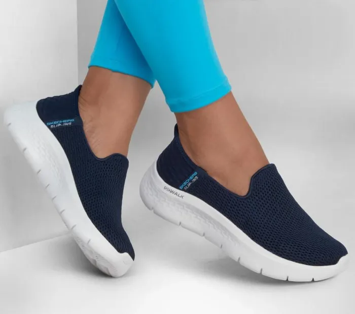 Skechers Skechers Slipins GO WALK Flex 8211 Relish Navy Women Athletic Sneakers