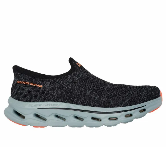 Skechers Skechers Slipins GO Walk GlideStep 20 8211 Caleb Black Gray Men Hands Free Slipins Skechers Skechers Slipins GO Walk GlideStep 20 8211 Caleb Black Gray Men Hands Free Slipins