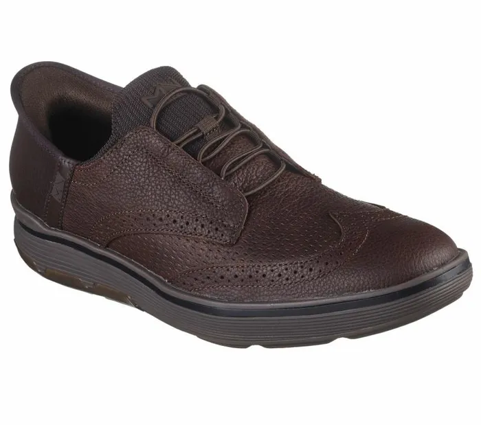 Skechers Skechers Slipins Mark Nason Casual Glide Cell Red Brown Men Hands Free Slipins