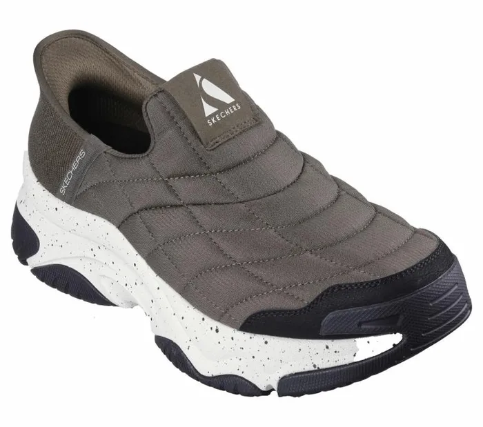 Skechers Skechers Slipins Moonhiker 8211 Nomad Olive Men Casual Sneakers