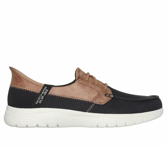 Skechers Skechers Slipins OntheGO Flex 8211 Palmilla Black White Women Casual Sneakers Skechers Skechers Slipins OntheGO Flex 8211 Palmilla Black White Women Casual Sneakers