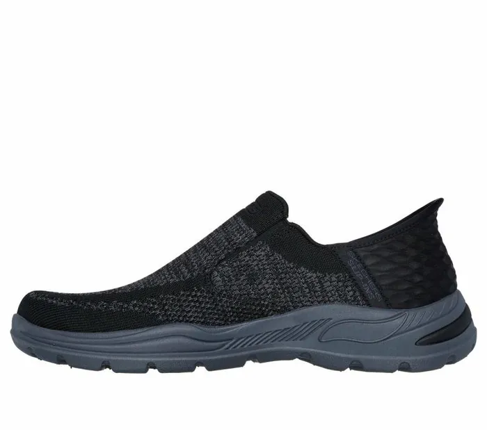 Skechers Skechers Slipins Relaxed Fit Arch Fit Motley 8211 Atlee Black Men Casual Sneakers Skechers Skechers Slipins Relaxed Fit Arch Fit Motley 8211 Atlee Black Men Casual Sneakers