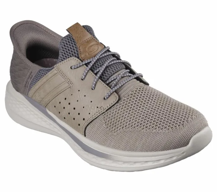 Skechers Skechers Slipins RF Slade 8211 Ocon Taupe Men Casual Sneakers