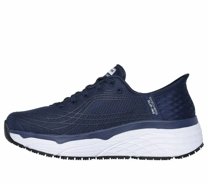Skechers Skechers Slipins RF Work Max Cushioning Elite Navy Women Hands Free Slipins