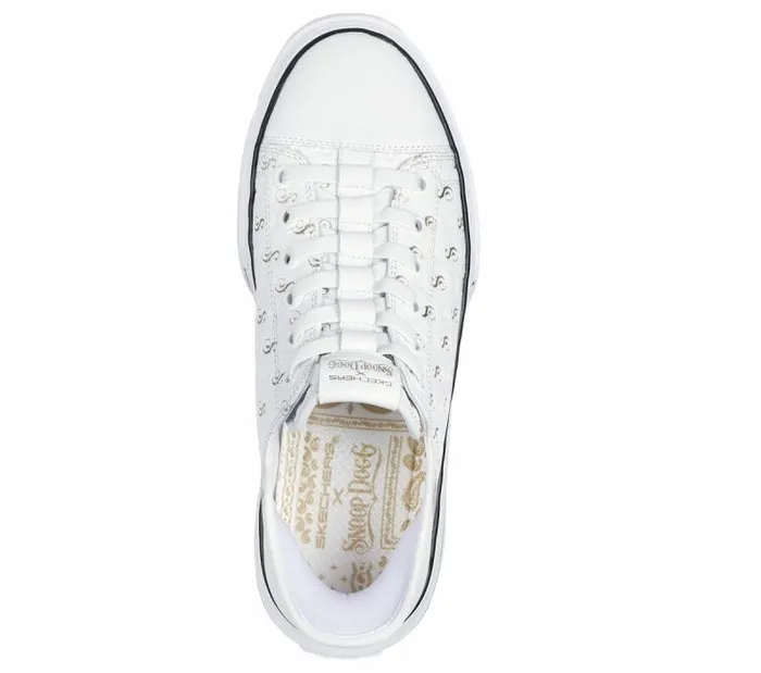 Skechers Skechers Slipins Snoop One 8211 Low Dogg SPrint White Gold Men Casual Sneakers