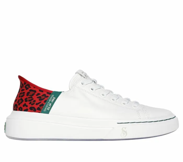 Skechers Skechers Slipins Snoop One 8211 LowG Leather White Red Men Casual Sneakers Skechers Skechers Slipins Snoop One 8211 LowG Leather White Red Men Casual Sneakers
