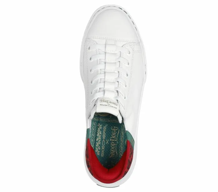 Skechers Skechers Slipins Snoop One 8211 LowG Leather White Red Men Casual Sneakers