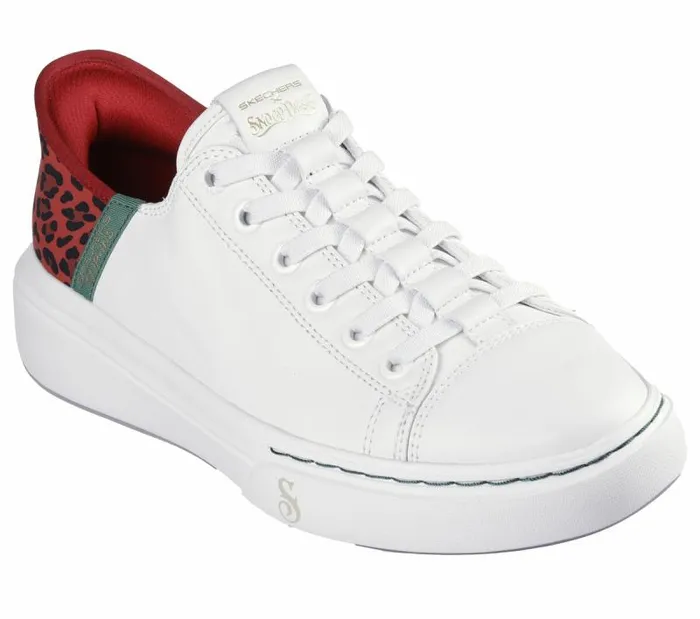 Skechers Skechers Slipins Snoop One 8211 LowG Leather White Red Men Casual Sneakers