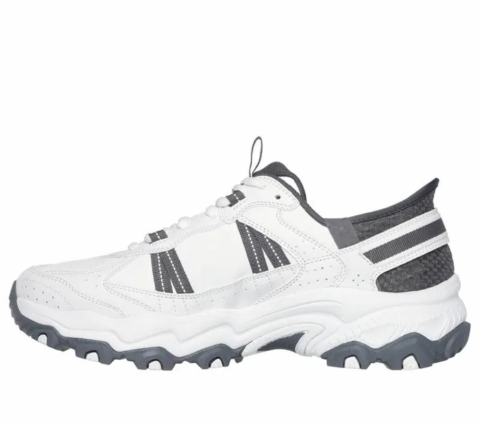 Skechers Skechers Slipins Stamina AT 8211Swift Fusion White Gray Men Athletic Sneakers