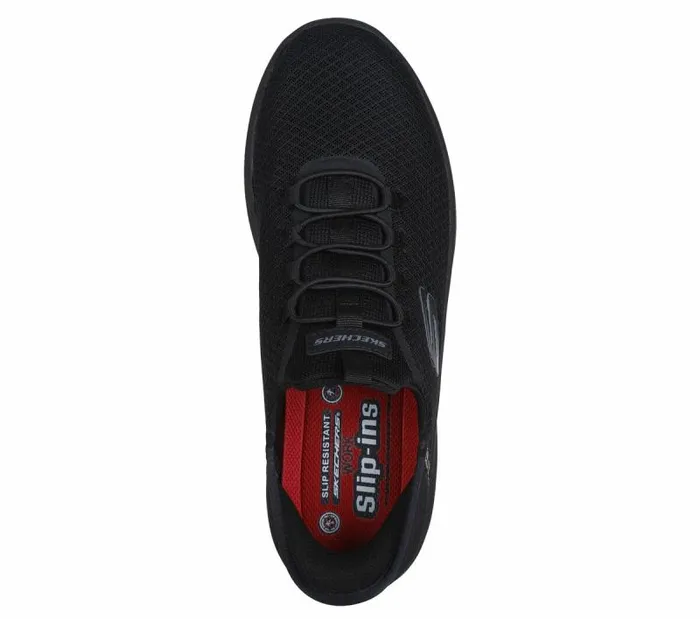 Skechers Skechers Slipins Work SlipResistant Summits 8211 Colsin Black Men Hands Free Slipins