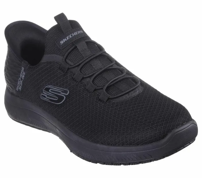 Skechers Skechers Slipins Work SlipResistant Summits 8211 Colsin Black Men Hands Free Slipins