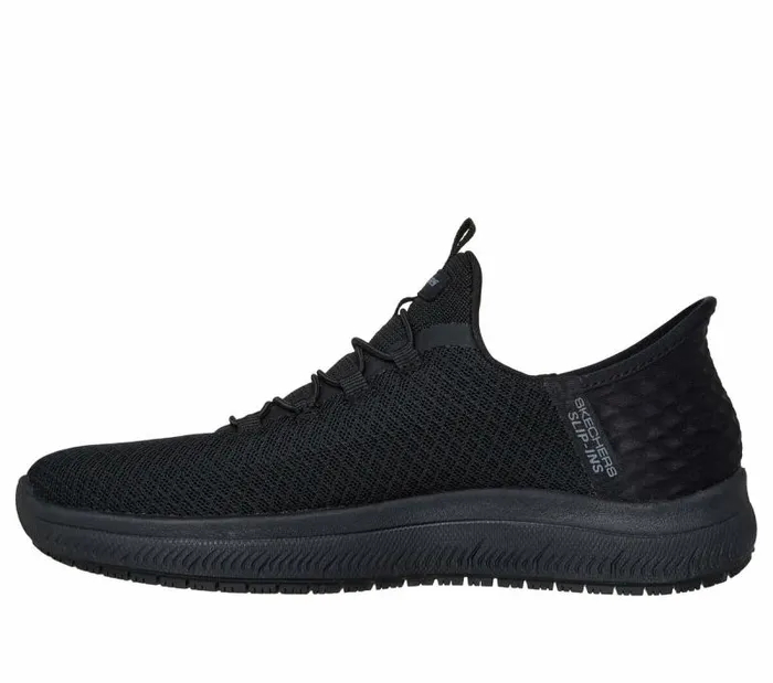 Skechers Skechers Slipins Work Summits SR 8211 Enslee Black Women Hands Free Slipins