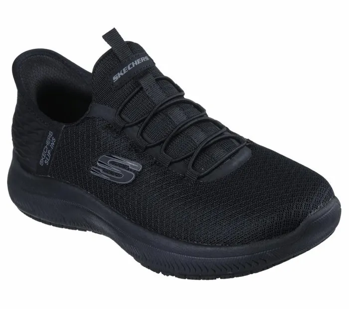 Skechers Skechers Slipins Work Summits SR 8211 Enslee Black Women Hands Free Slipins