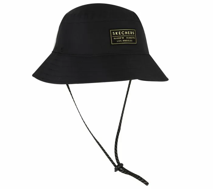 Skechers Sunshade Bucket Hat Black WomenMen Hats Skechers Sunshade Bucket Hat Black WomenMen Hats