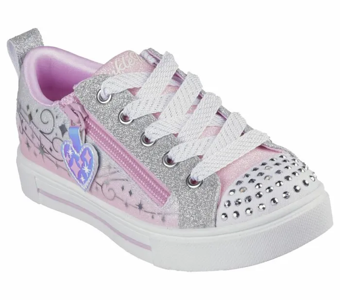 Skechers Twinkle Toes Twinkle Sparks 8211 Magical Ombre Pink Silver Kids Athletic Shoes and Sneakers Skechers Twinkle Toes Twinkle Sparks 8211 Magical Ombre Pink Silver Kids Athletic Shoes and Sneakers