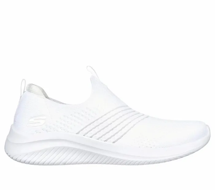 Skechers Ultra Flex 30 8211 Classy Charm White Women Athletic Sneakers