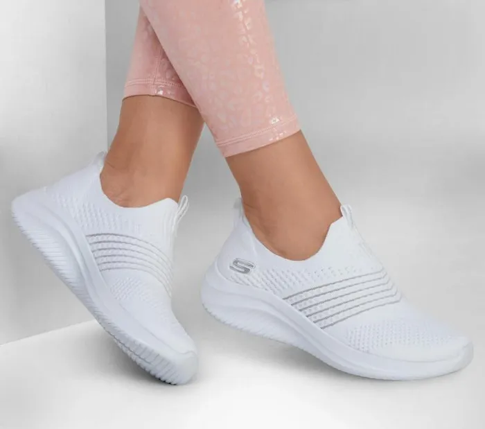 Skechers Ultra Flex 30 8211 Classy Charm White Women Athletic Sneakers Skechers Ultra Flex 30 8211 Classy Charm White Women Athletic Sneakers