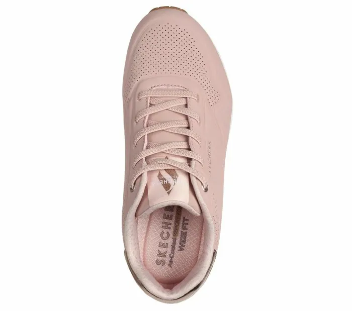 Skechers Uno 8211 Shimmer Away Blush Pink Women Casual Sneakers