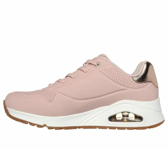 Skechers Uno 8211 Shimmer Away Blush Pink Women Casual Sneakers