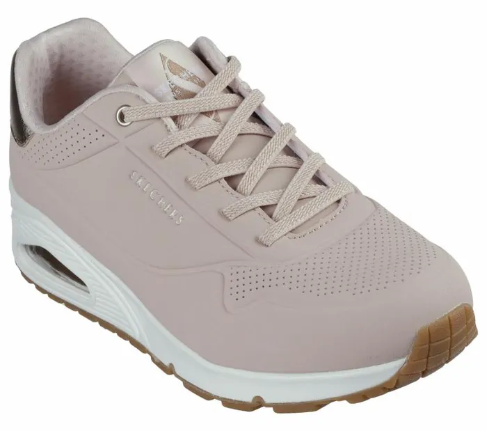 Skechers Uno 8211 Shimmer Away Blush Pink Women Casual Sneakers