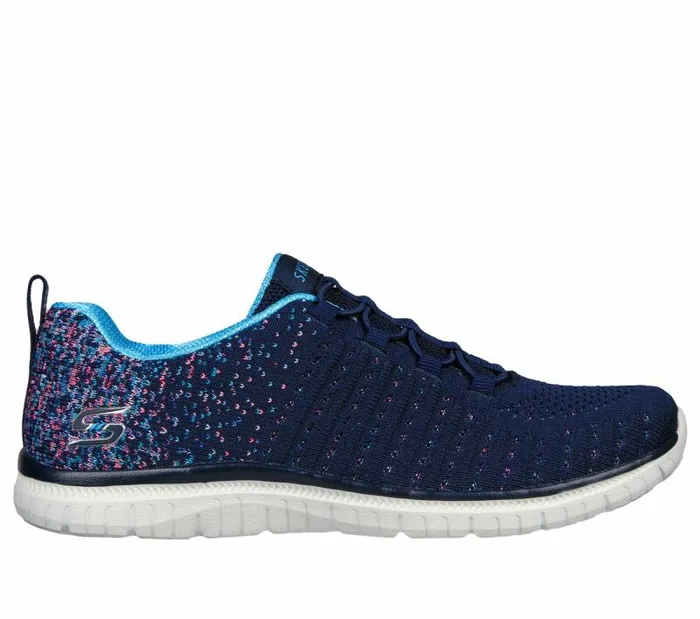 Skechers Virtue Navy Blue Women Athletic Sneakers
