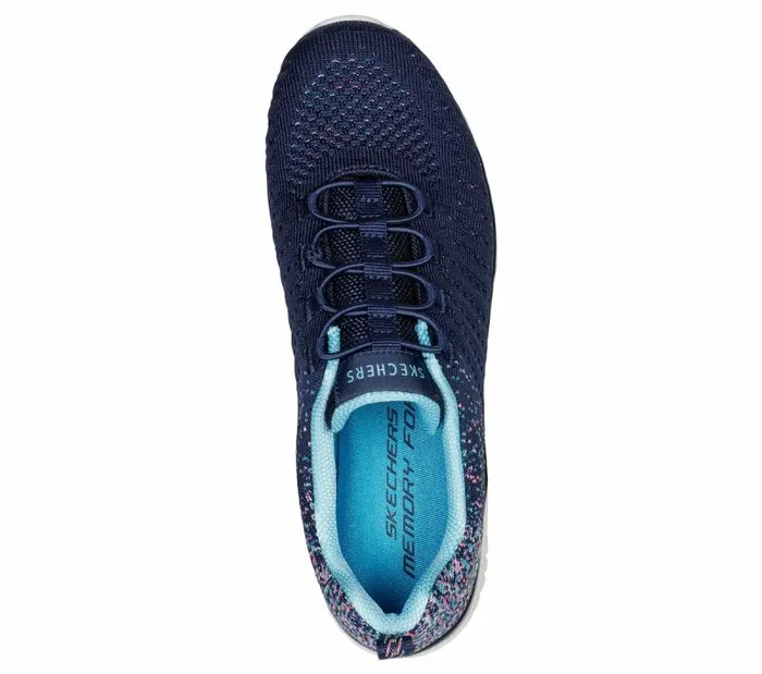 Skechers Virtue Navy Blue Women Athletic Sneakers Skechers Virtue Navy Blue Women Athletic Sneakers