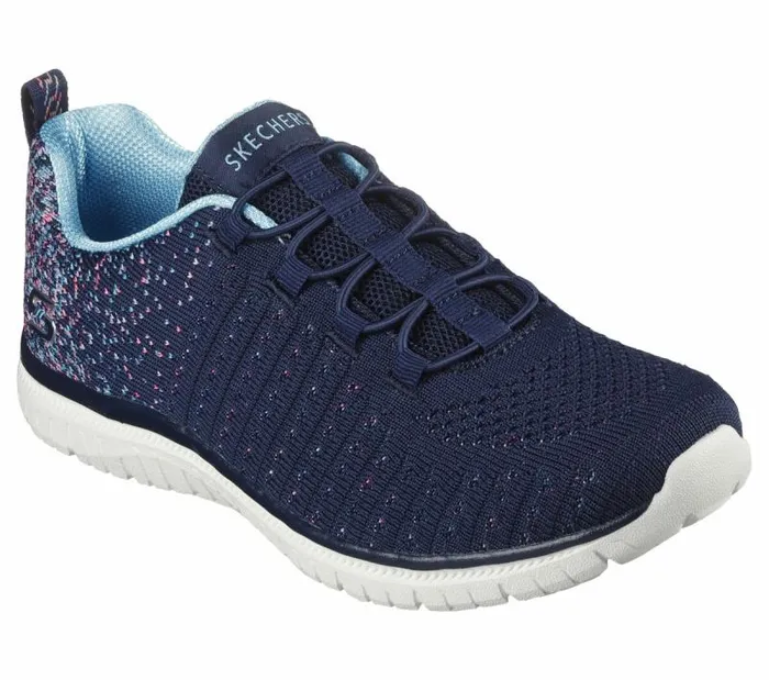 Skechers Virtue Navy Blue Women Athletic Sneakers Skechers Virtue Navy Blue Women Athletic Sneakers