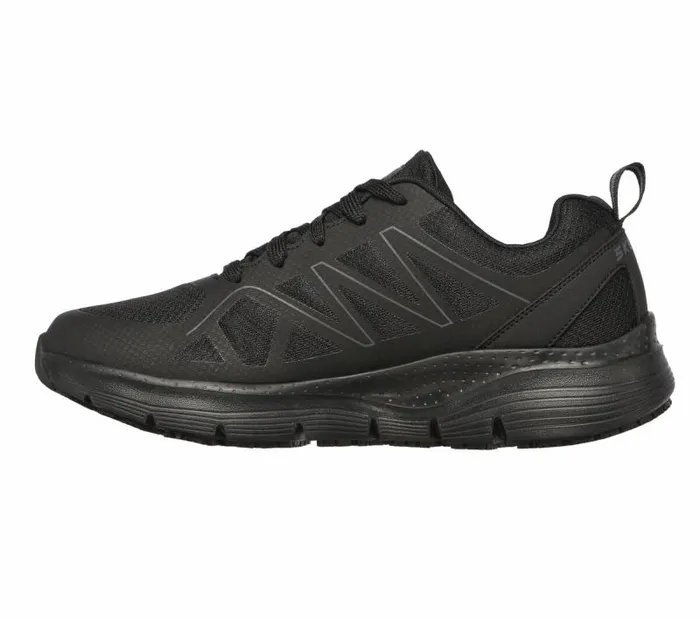 Skechers Work Arch Fit SR 8211 Axtell Black Men Lace Up