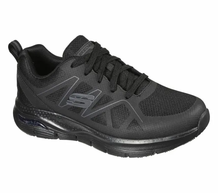 Skechers Work Arch Fit SR 8211 Axtell Black Men Lace Up