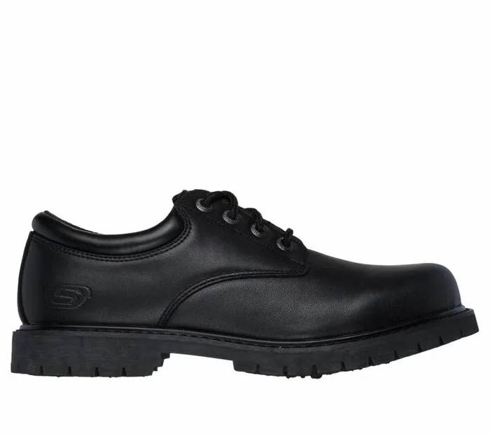 Skechers Work Cottonwood 8211 Cantix Black Men Lace Up