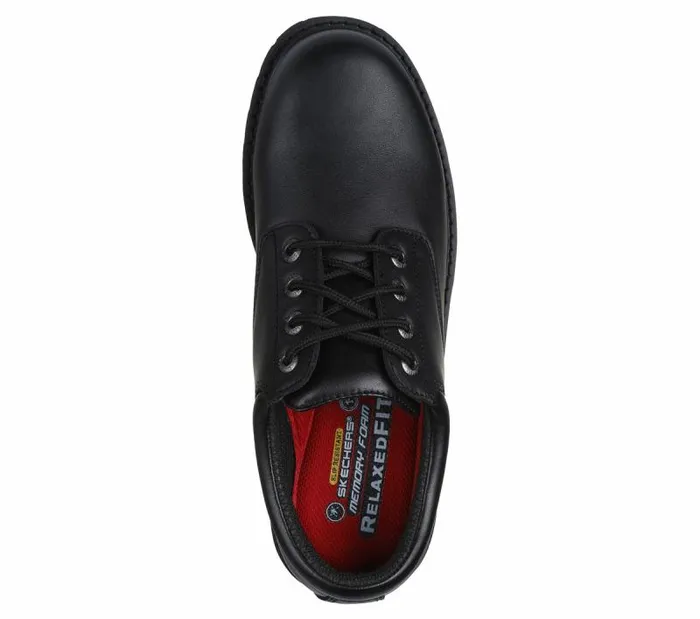 Skechers Work Cottonwood 8211 Cantix Black Men Lace Up Skechers Work Cottonwood 8211 Cantix Black Men Lace Up
