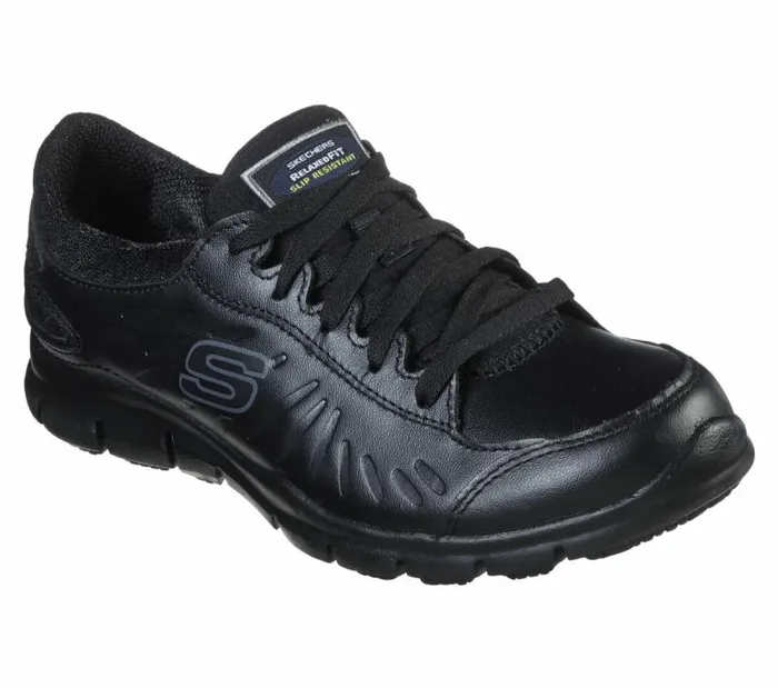 Skechers Work Relaxed Fit 8211 Eldred SR Black Women Work and Safety Skechers Work Relaxed Fit 8211 Eldred SR Black Women Work and Safety