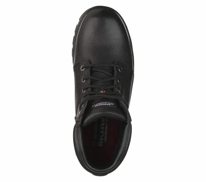 Skechers Work Relaxed Fit 8211 Workshire ST Black Men Boots Skechers Work Relaxed Fit 8211 Workshire ST Black Men Boots