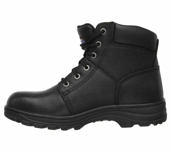 Skechers Work Relaxed Fit 8211 Workshire ST Black Men Boots Skechers Work Relaxed Fit 8211 Workshire ST Black Men Boots