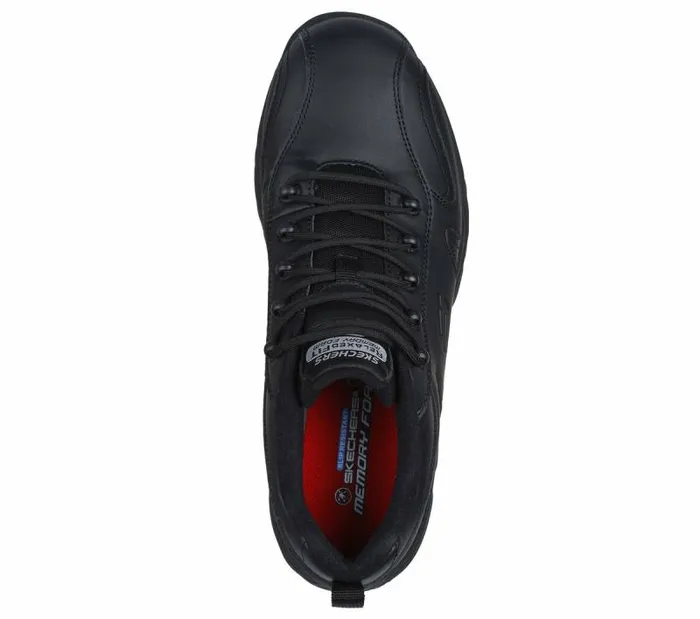 Skechers Work Relaxed Fit Dighton 8211 Strits Black Men Lace Up Skechers Work Relaxed Fit Dighton 8211 Strits Black Men Lace Up