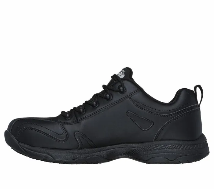 Skechers Work Relaxed Fit Dighton 8211 Strits Black Men Lace Up Skechers Work Relaxed Fit Dighton 8211 Strits Black Men Lace Up