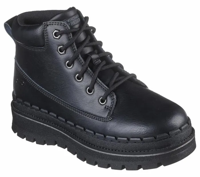 Skechers Work SlipResistant Jammers Black Women Boots Skechers Work SlipResistant Jammers Black Women Boots