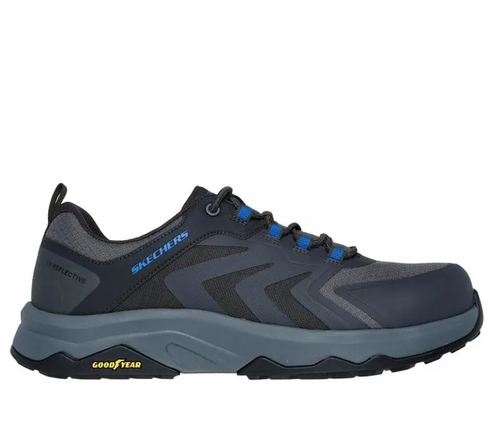 Skechers Work SpeedFlex Trekker Charcoal Men Lace Up