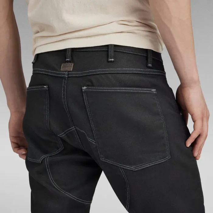 Skinny Men GStar RAW 5620 3D Zip Knee Skinny Jeans New Dark Aged