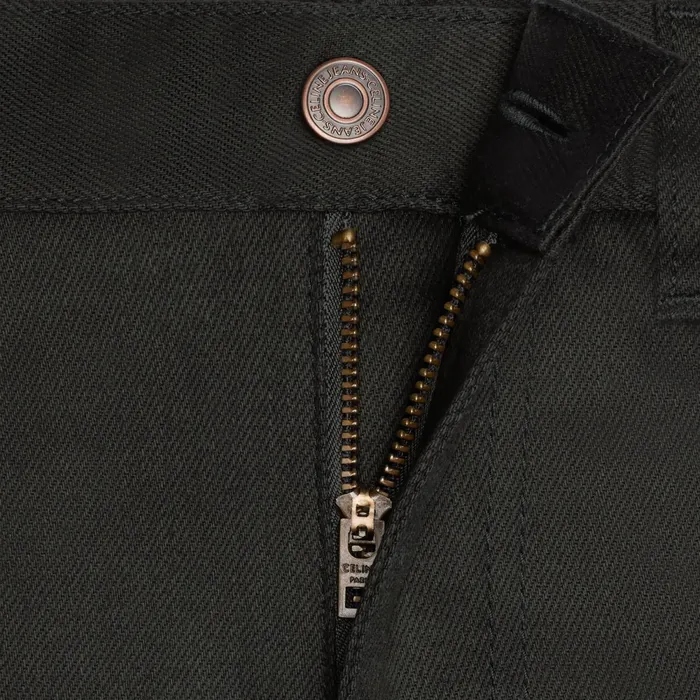 Skinny Pants Low Waist In Stretch Denim Pure Black Men CELINE PANTS AND SHORTS