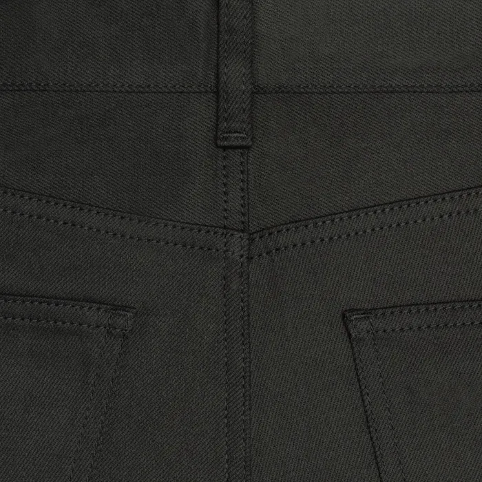 Skinny Pants Low Waist In Stretch Denim Pure Black Men CELINE PANTS AND SHORTS
