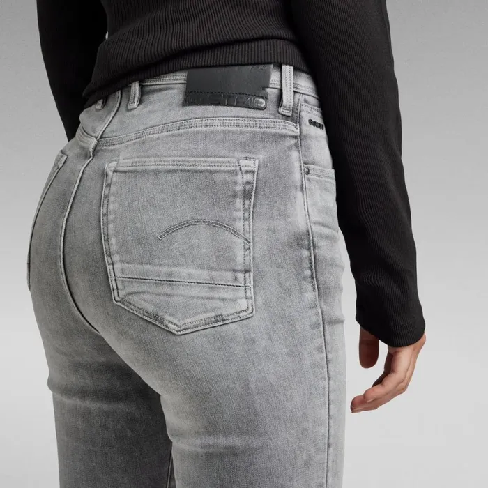 Skinny Women GStar RAW Kafey Ultra High Skinny Jeans Sun Faded Glacier Grey
