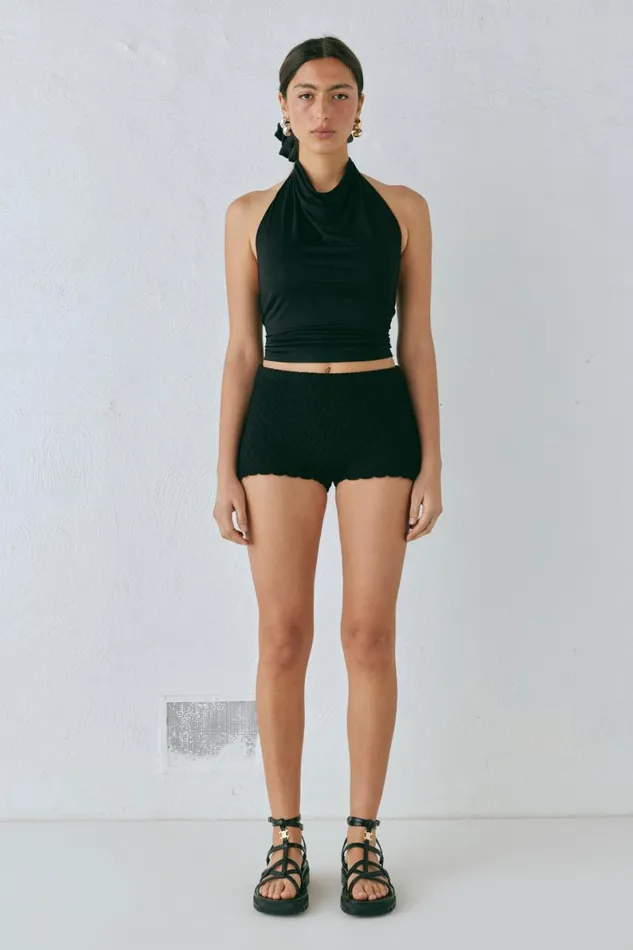 Sleeveless Women VRG GRL Noa Top Black
