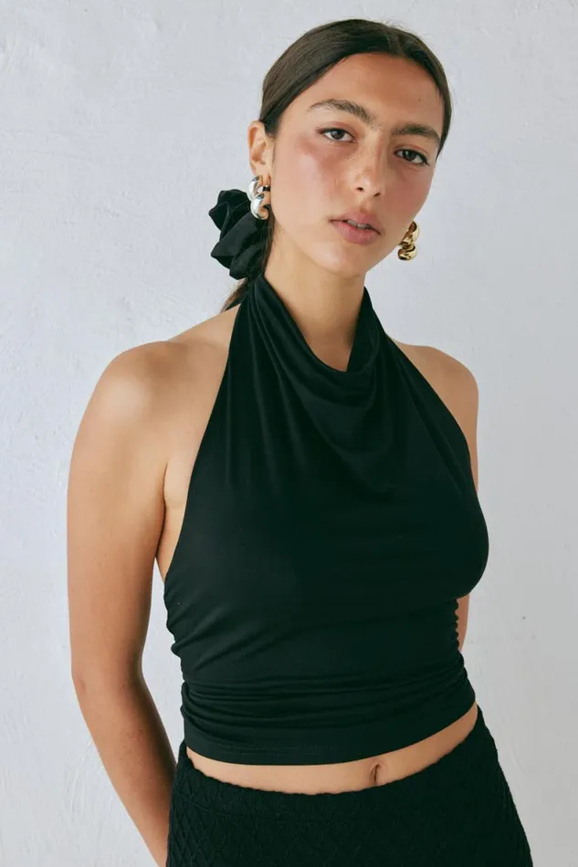 Sleeveless Women VRG GRL Noa Top Black Sleeveless Women VRG GRL Noa Top Black