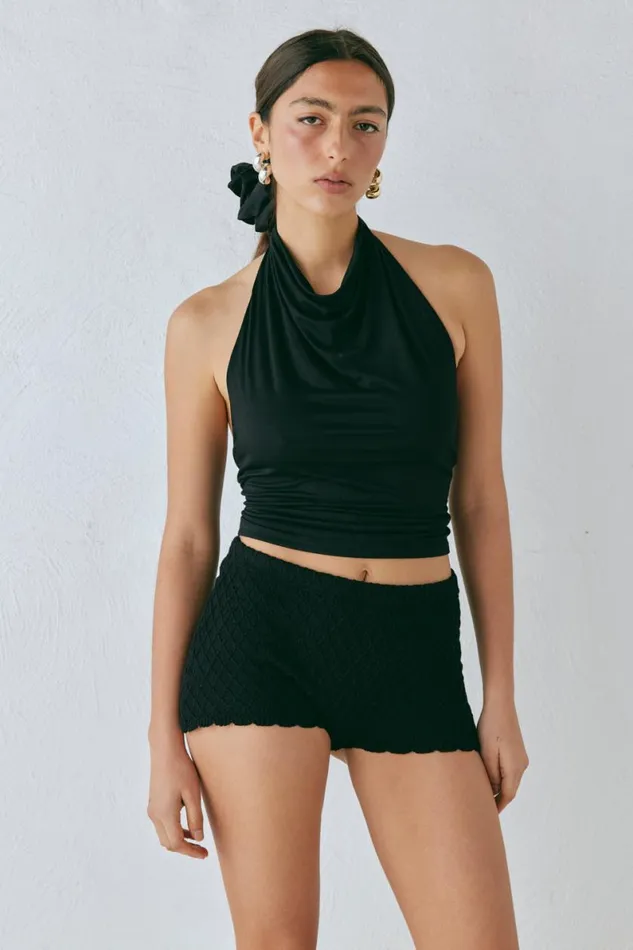 Sleeveless Women VRG GRL Noa Top Black Sleeveless Women VRG GRL Noa Top Black