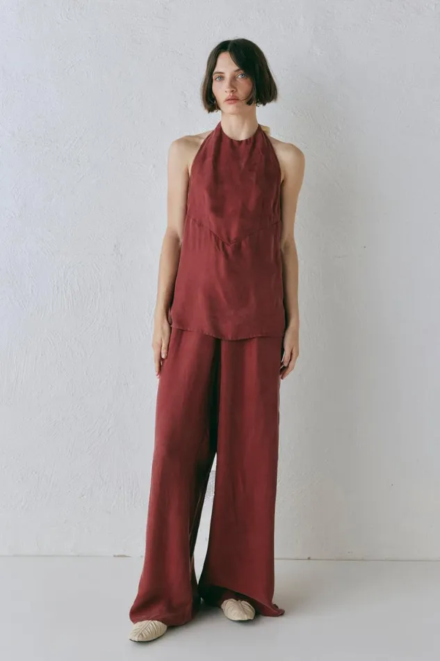 Sleeveless Women VRG GRL Sierra Top Wine Sleeveless Women VRG GRL Sierra Top Wine