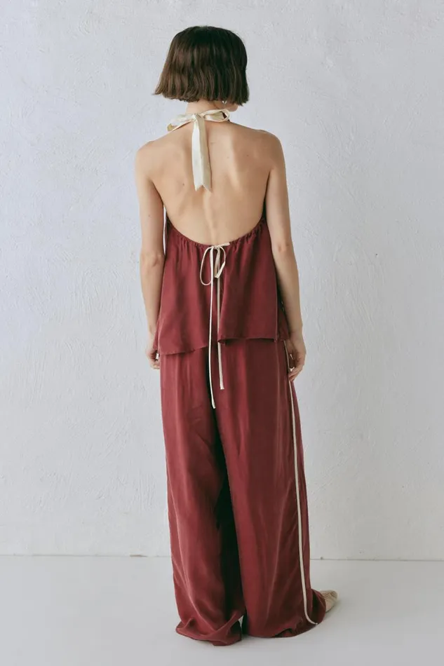 Sleeveless Women VRG GRL Sierra Top Wine Sleeveless Women VRG GRL Sierra Top Wine