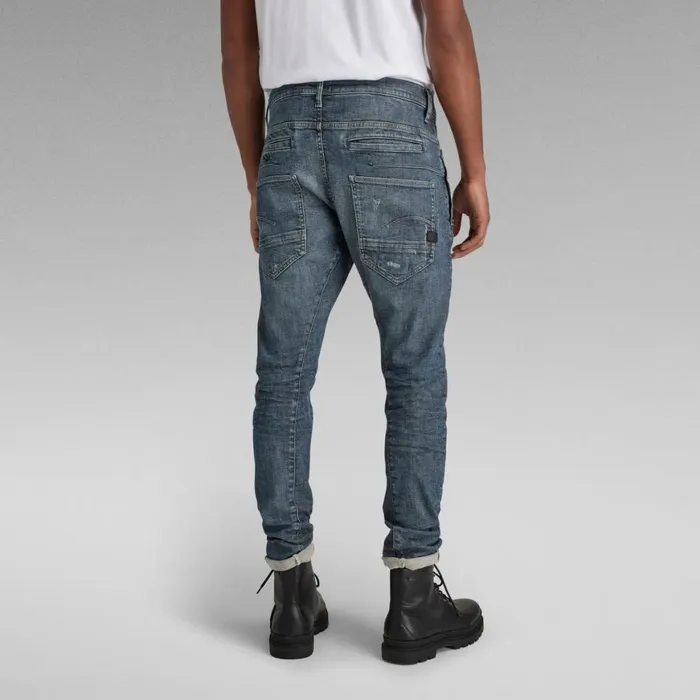 Slim Men GStar RAW DStaq 3D Slim Jeans Faded Blues Restored