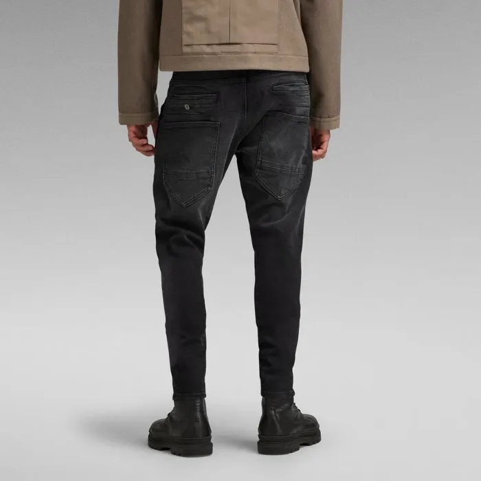Slim Men GStar RAW DStaq 3D Slim Jeans Worn In Black Onyx