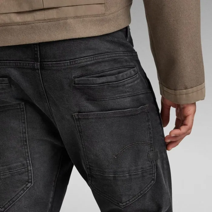 Slim Men GStar RAW DStaq 3D Slim Jeans Worn In Black Onyx